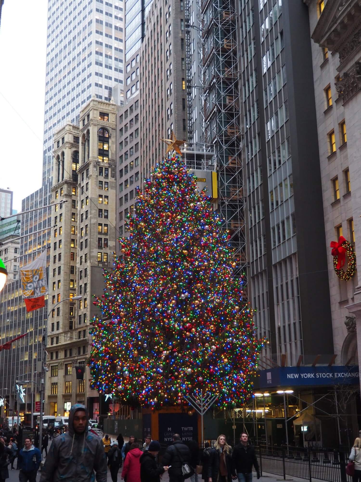 Weihnachtsbaum Wall Street