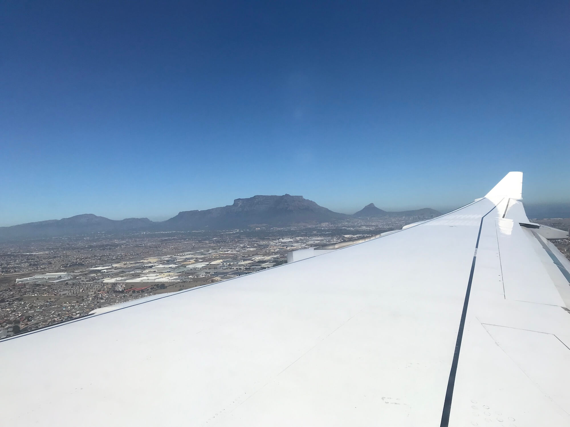 Anflug nach Kapstadt