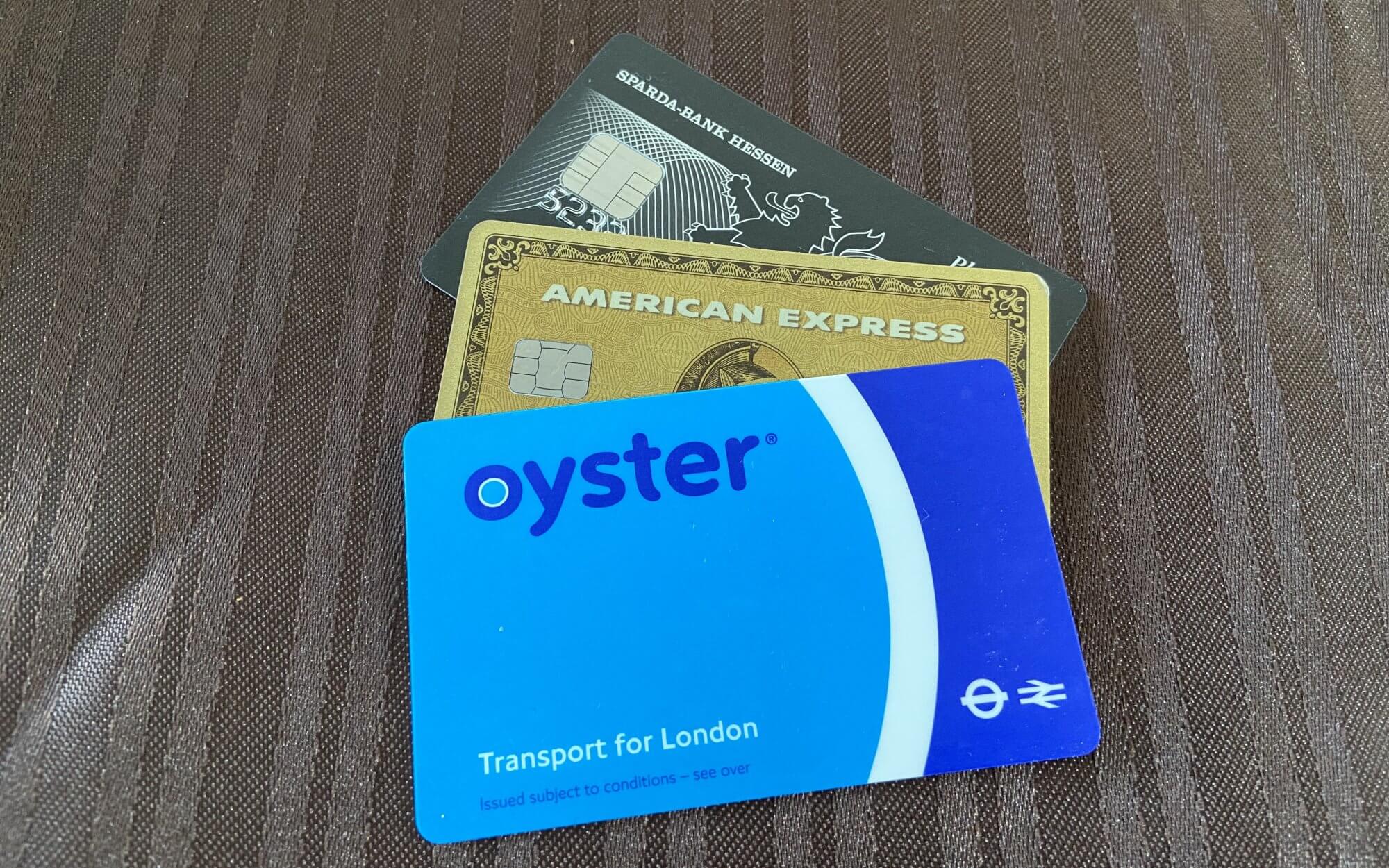 Oystercard, Kreditkarte in London nutzen