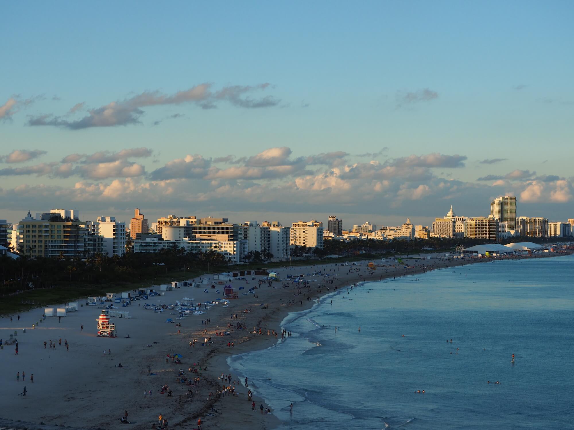 Blick auf Miami Beach